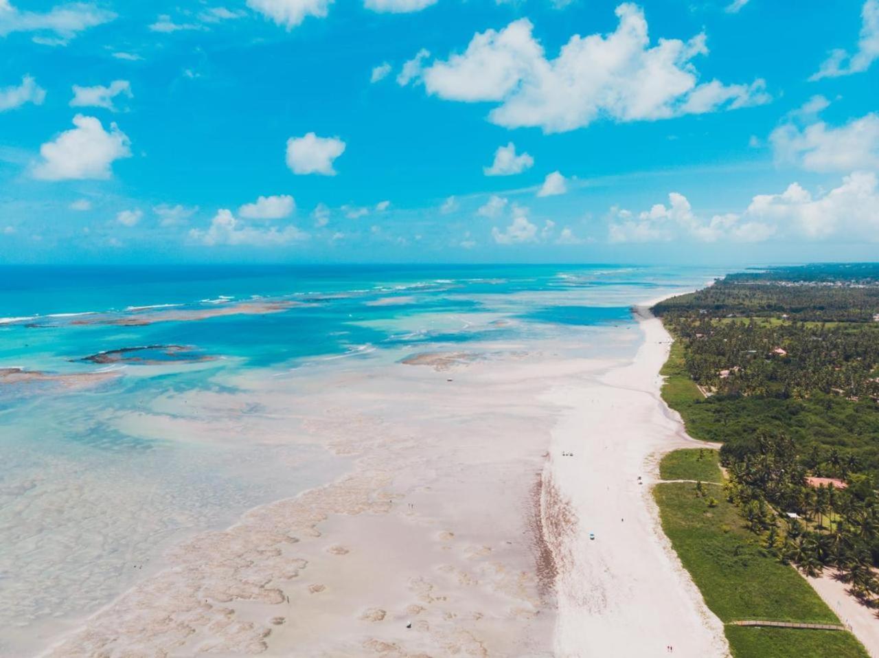 Pousada Pe Na Areia São Miguel dos Milagres Exteriör bild